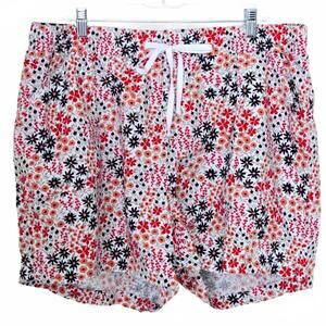 Cato High Waist Floral Linen Shorts Size 18 / 20W